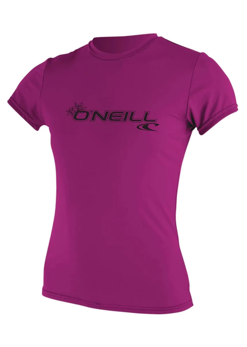 ONeill Womens Basic Skins Short Sleeve Rash Tee