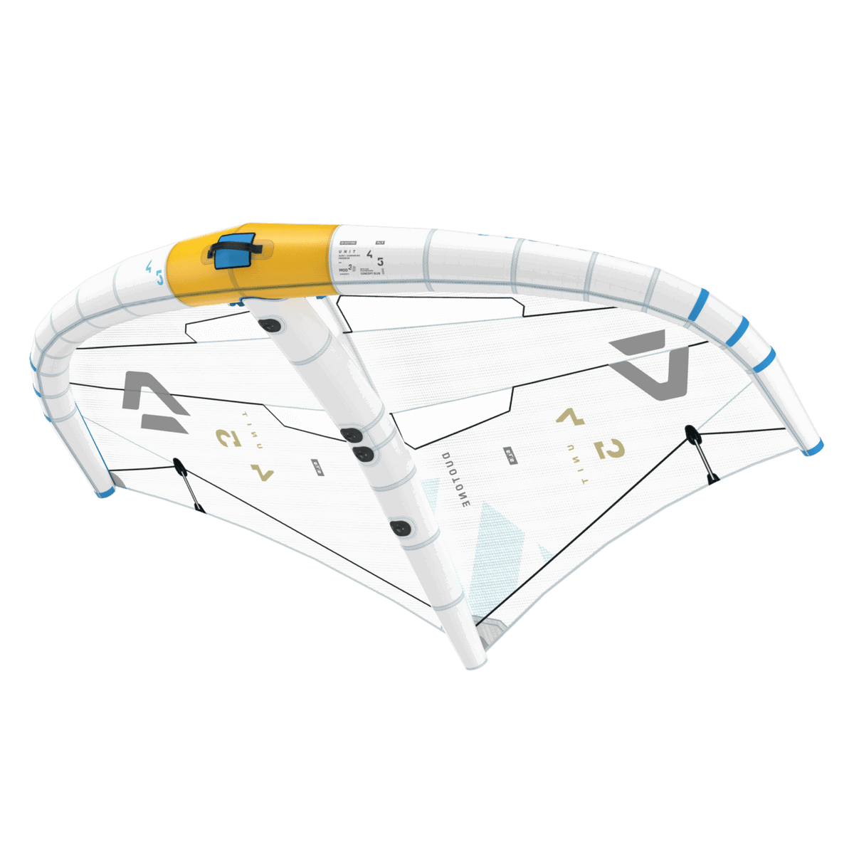 Duotone Unit SLS Concept Blue 2025 3.5m wing in undyed colourway, wing without optional boom or handles