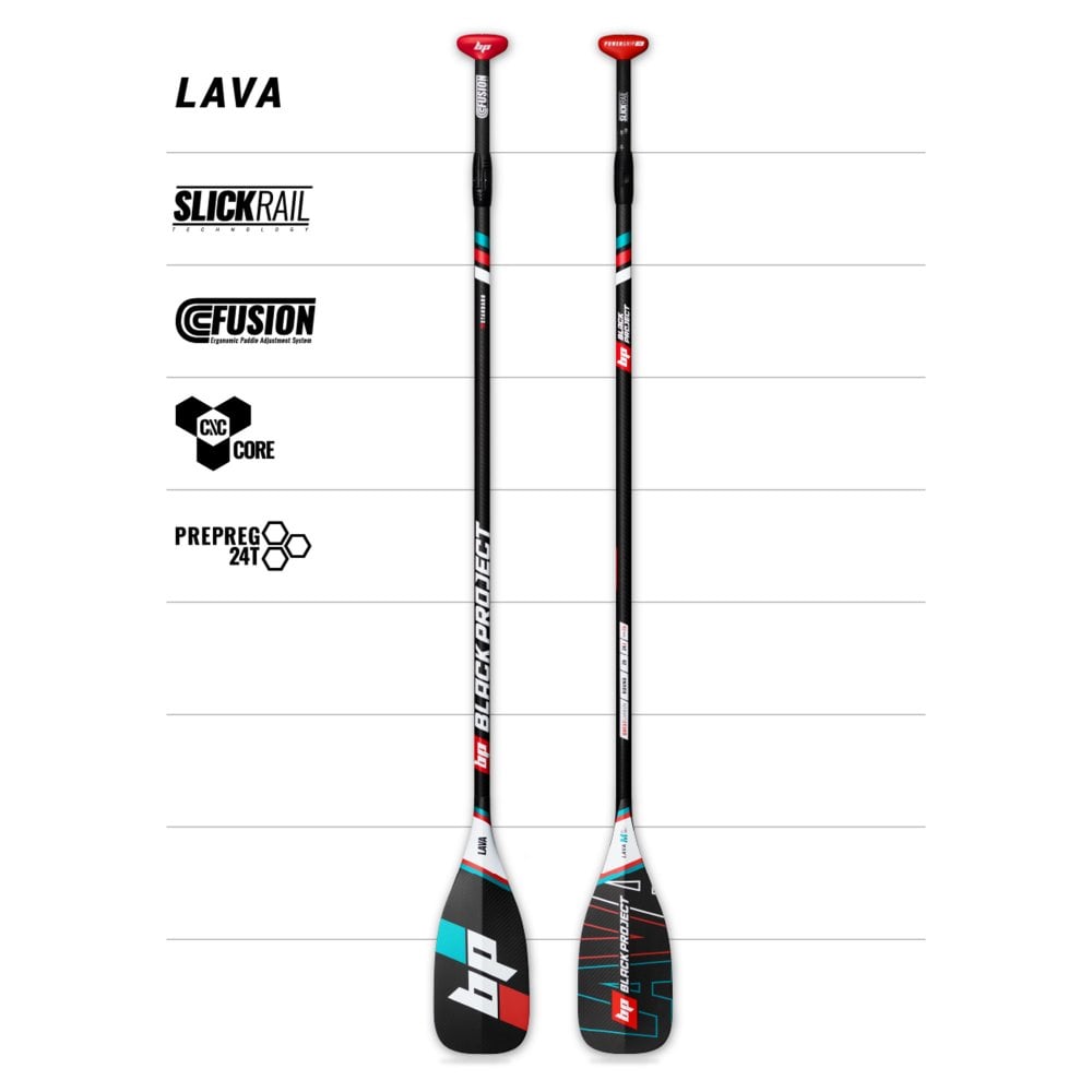Black Project Lava Two Piece SUP Paddle