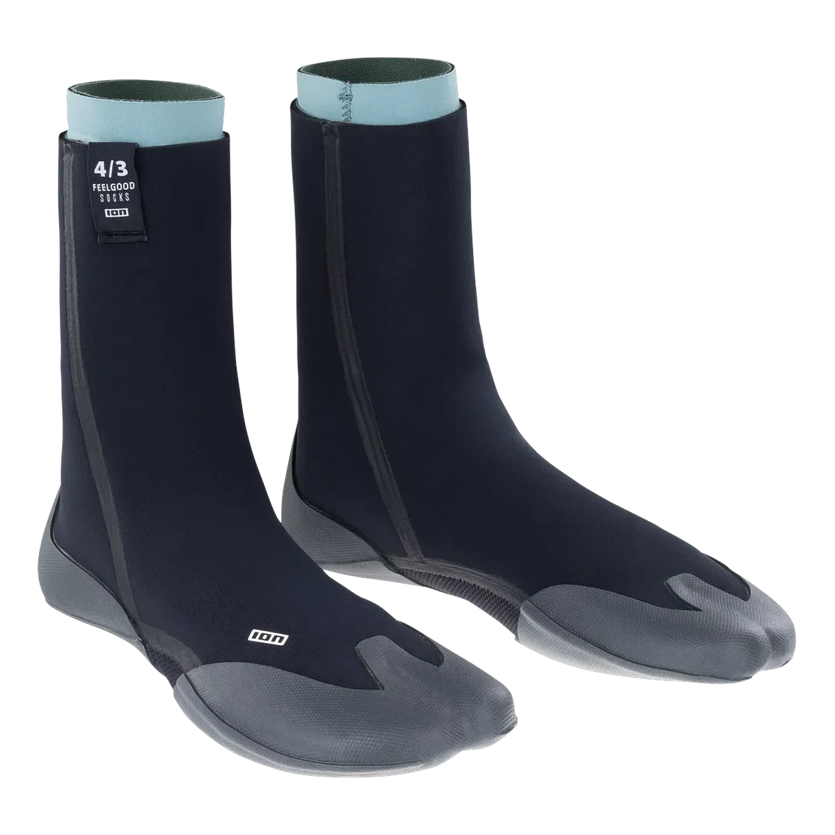 ION Feelgood 4/3 internal split neoprene socks 2027 in black, main product view