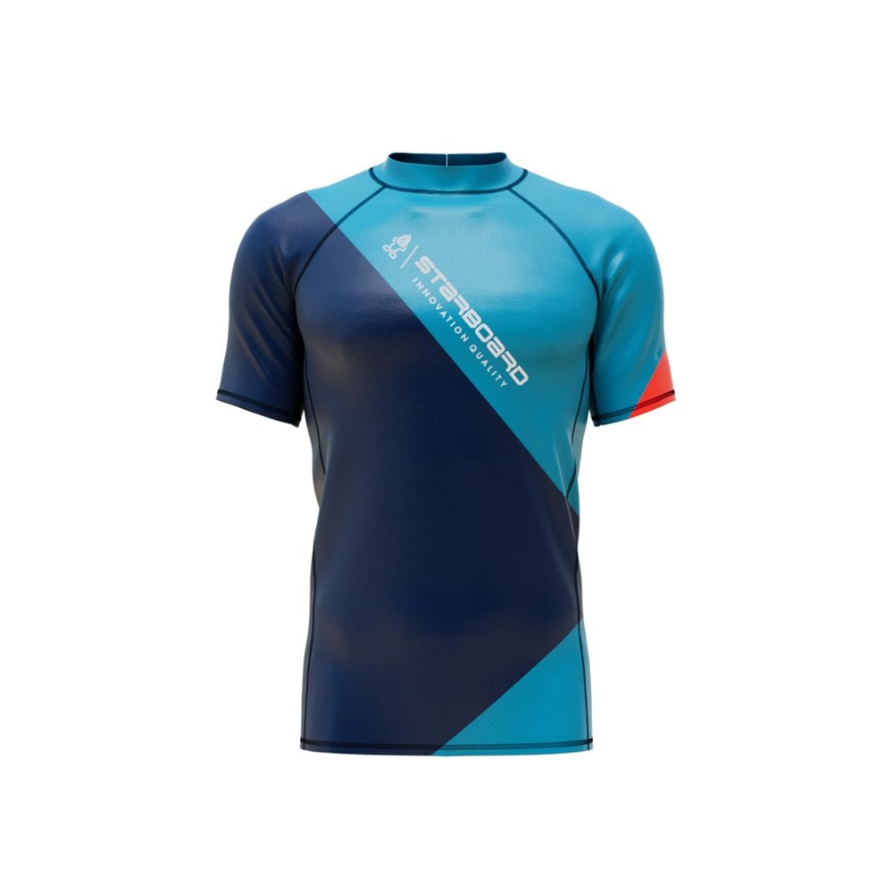 Starboard Short Sleeve Lycra Top - Mens 22