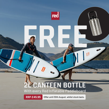 FREE Red 2 Litre Canteen with Red Paddleboards