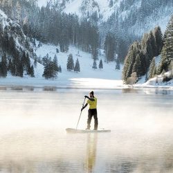 Winter iSUP Storage