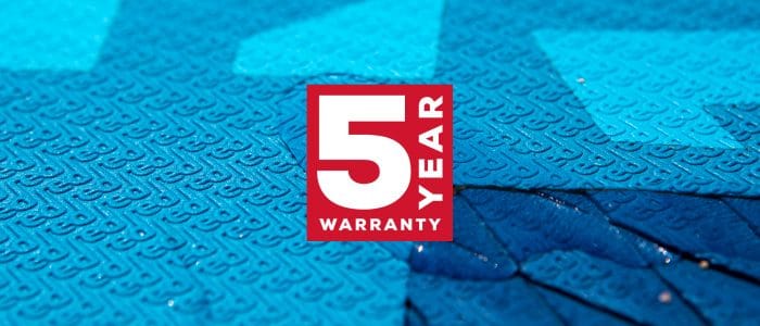 Red Paddle Co 5 Year Warranty