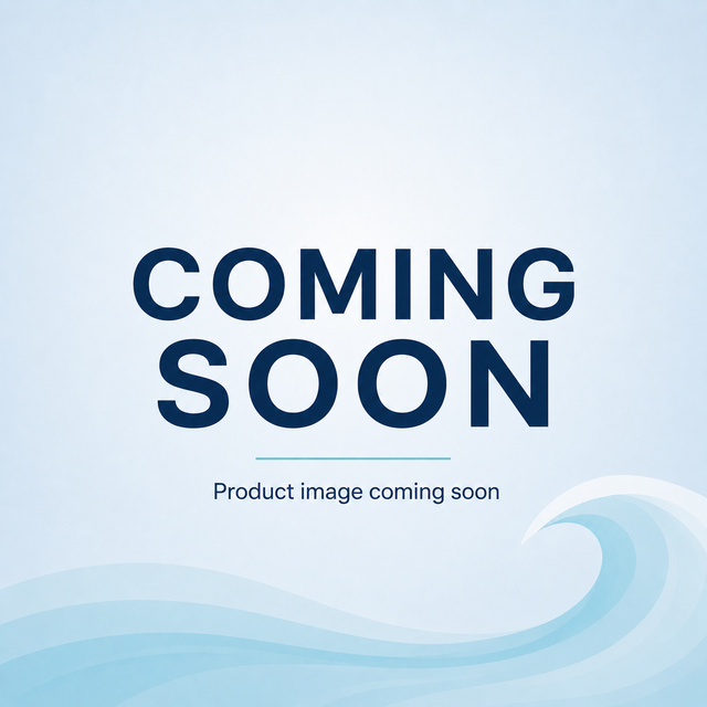A light blue placeholder graphic with the words 'COMING SOON' in large dark blue text and smaller text reading 'Product image coming soon' below, with a simple wave illustration at the bottom.