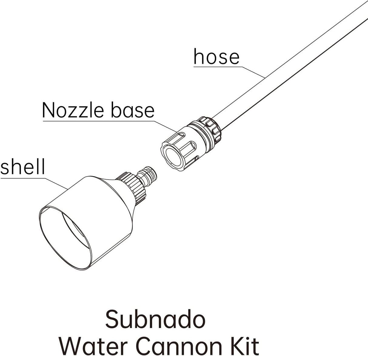 Subnado Water Canon Nozzle