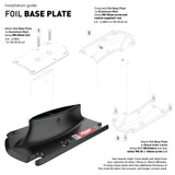 AXIS 19mm Black Foil Mast Base Plate