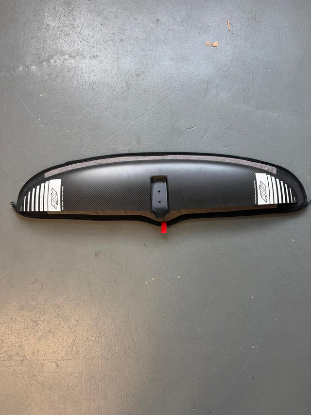 AXIS BSC 1060 carbon front wing ex-display, photographed actual item with white AXIS tip graphics