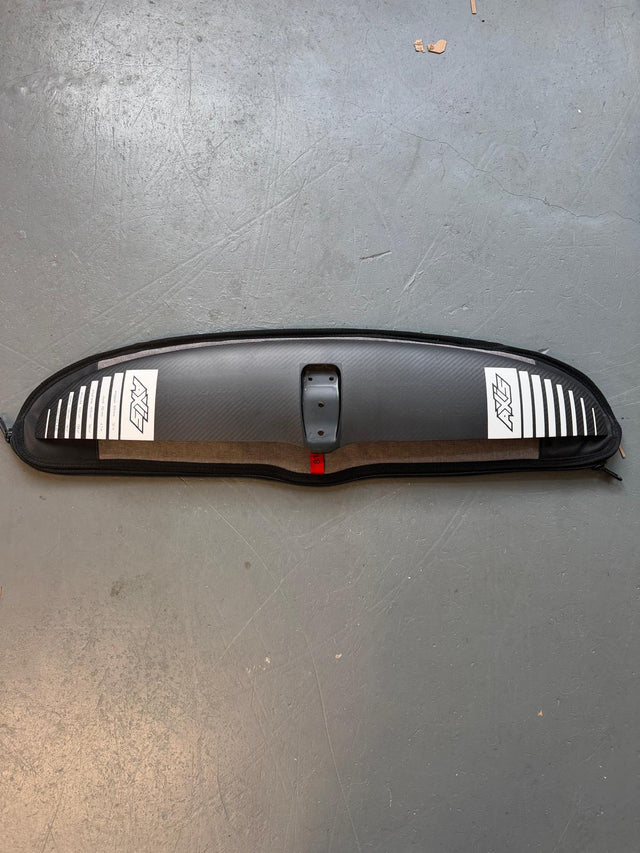 AXIS BSC 810 carbon foil front wing ex-display, actual photograph showing upper face and fuselage mounting block