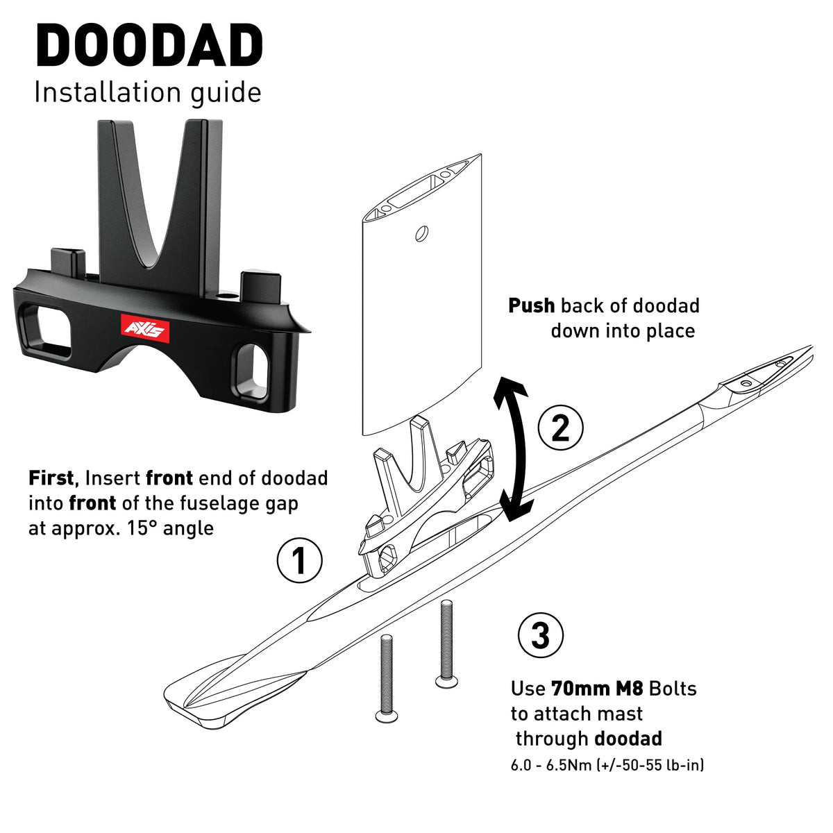 AXIS Fuselage 19mm Mast Adapter Doodad