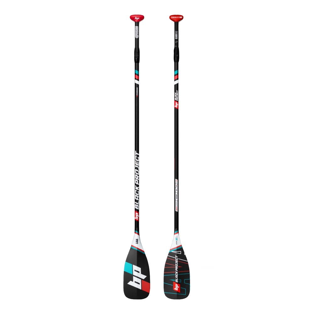 Black Project Lava Two Piece SUP Paddle | All-Water Carbon – The