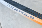 Code Foils branding on the WASP rail beside the deck pad