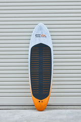 Full deck view of the Code Foils WASP board with black traction pad