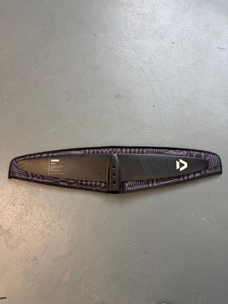 Used Duotone Whizz SLS 850 foil front wing, actual item opposite face with visible fine cosmetic scratches