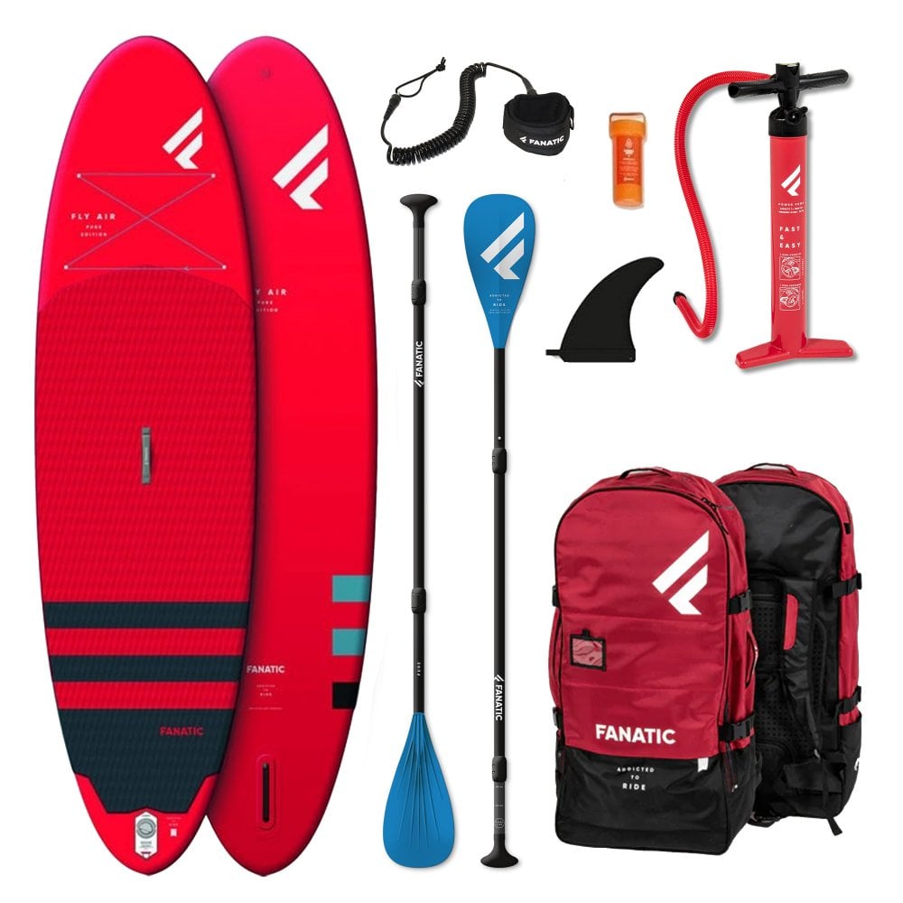 Fanatic Fly Air Pure Inflatable SUP Package | The SUP Company Fanatic Fly Air Pure Inflatable SUP Package | The SUP Company