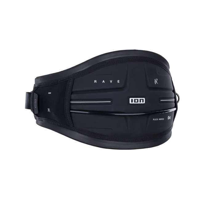 ION Rave Wing Waist Harness 2026 in black, front view
