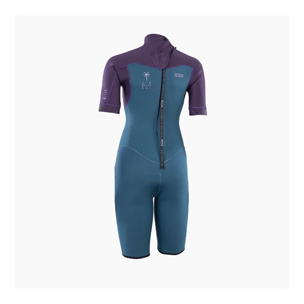 ION Womens Element 2/2 Wetsuit Shorty SS Back Zip - 2024
