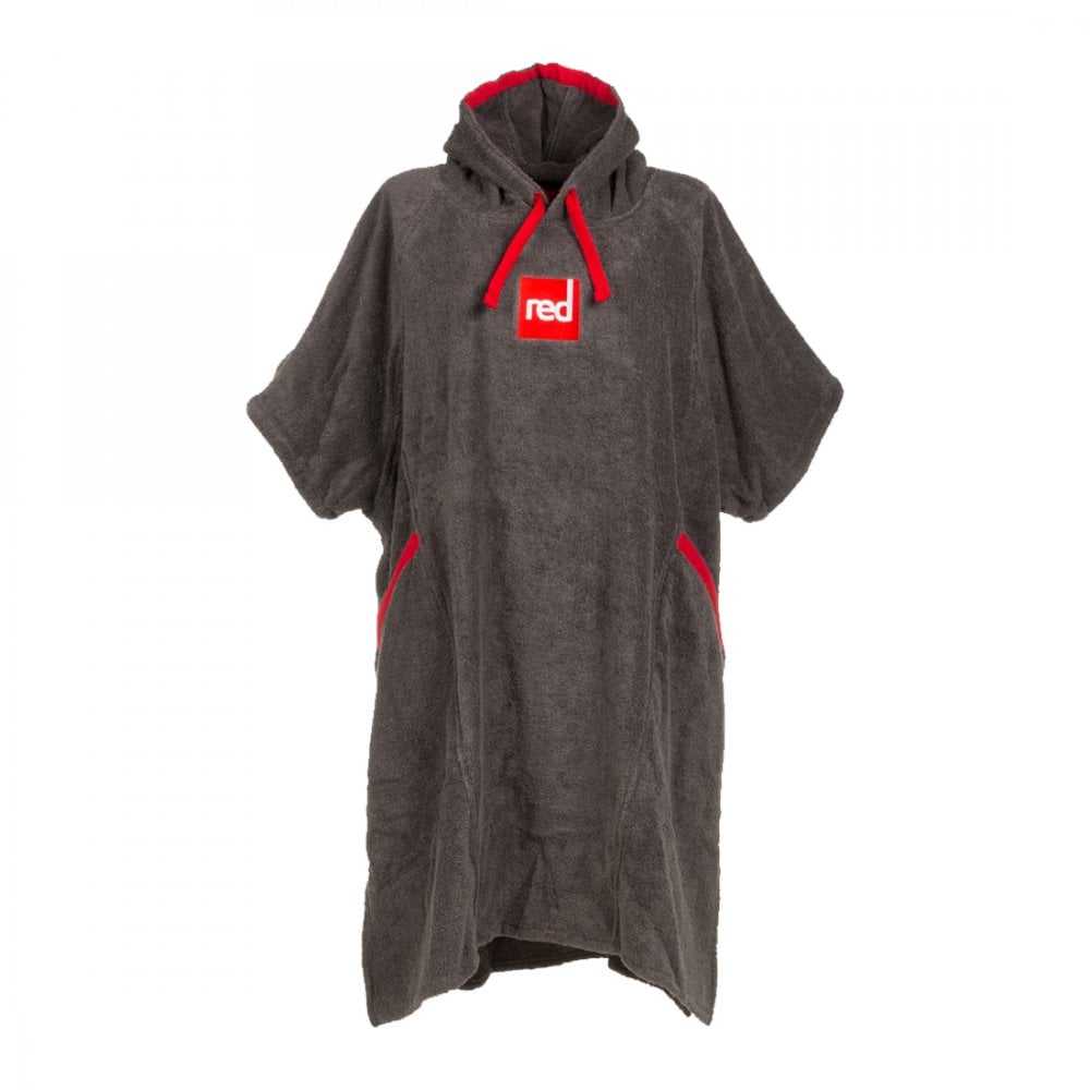 Red Grey Changing Robe Red Equipment Towelling Change Robe | Soft & Absorbent – The SUP Company