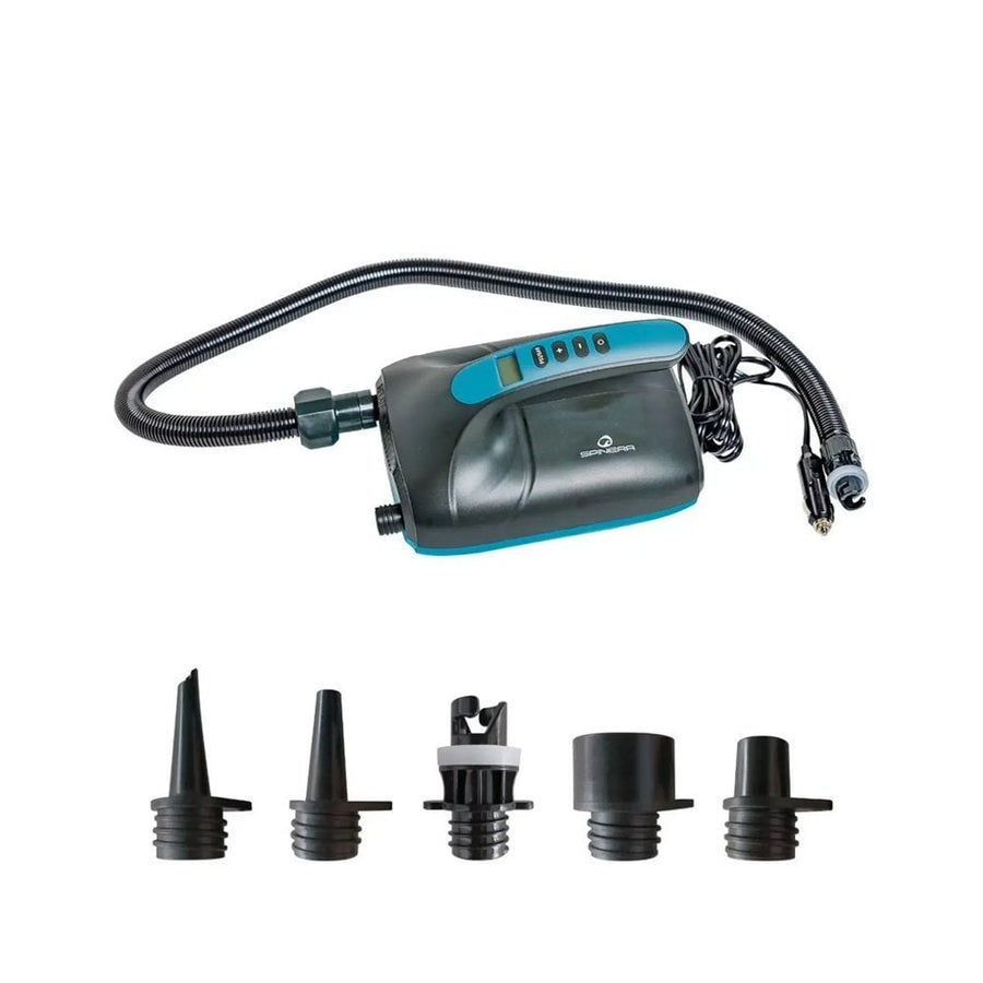 Electric SUP pump for inflatable paddleboards